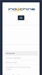 Mobile Screenshot of indochinemining.com